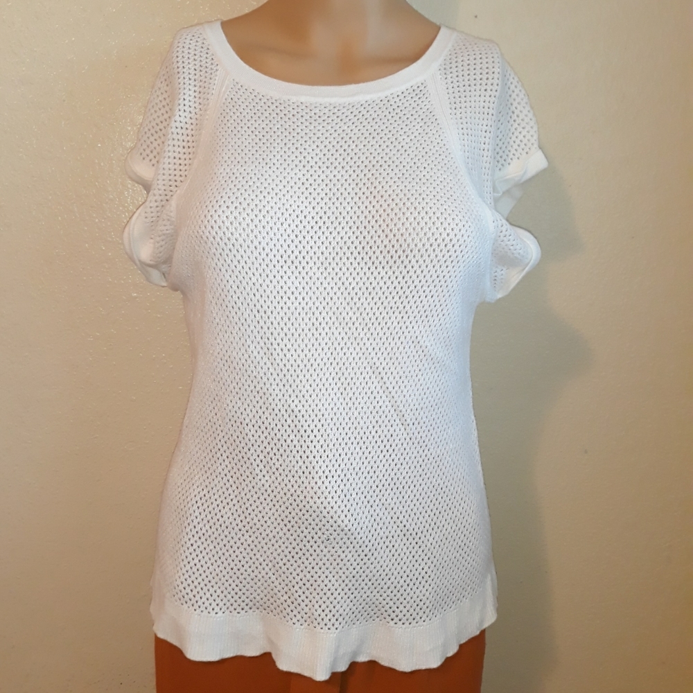 Rag & Bone Jean Perforated Knit Top Sz XS